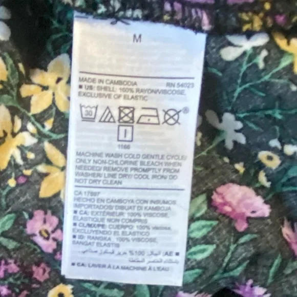 Old Navy Cami Floral Ruffle Sleeveless Sundress Size Medium - Picture 5 of 8